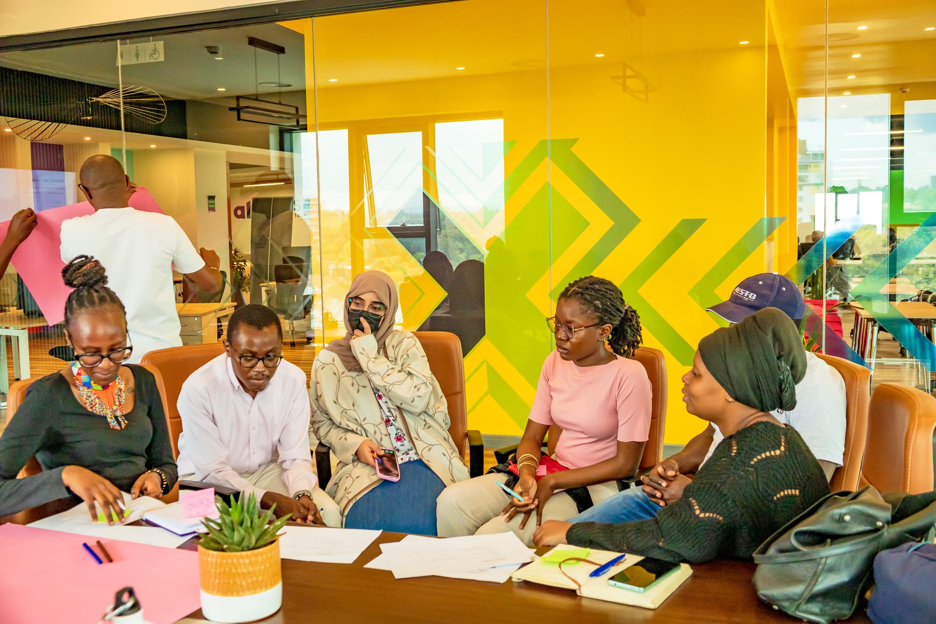 Image of innovators connected by one goal
